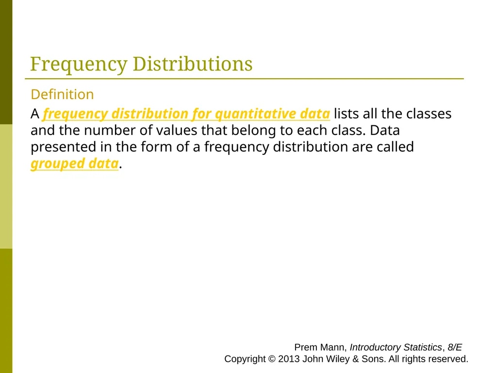 CHAPTER 2 (PART A) Organizing and Graphing - slide 24 of 56