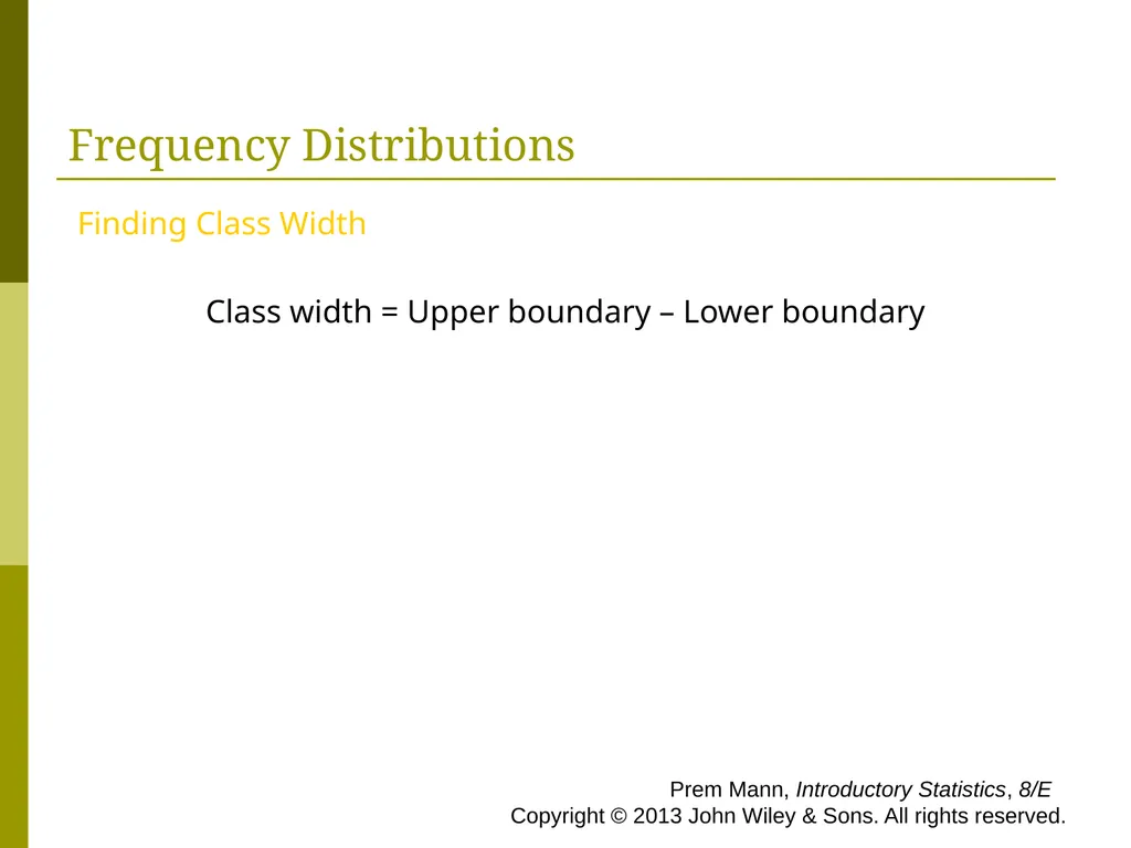 CHAPTER 2 (PART A) Organizing and Graphing - slide 26 of 56