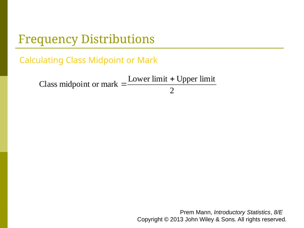 CHAPTER 2 (PART A) Organizing and Graphing - slide 27 of 56