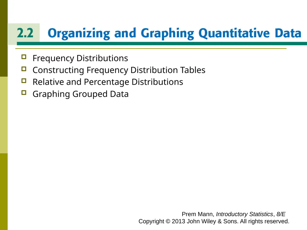 CHAPTER 2 (PART A) Organizing and Graphing - slide 22 of 56