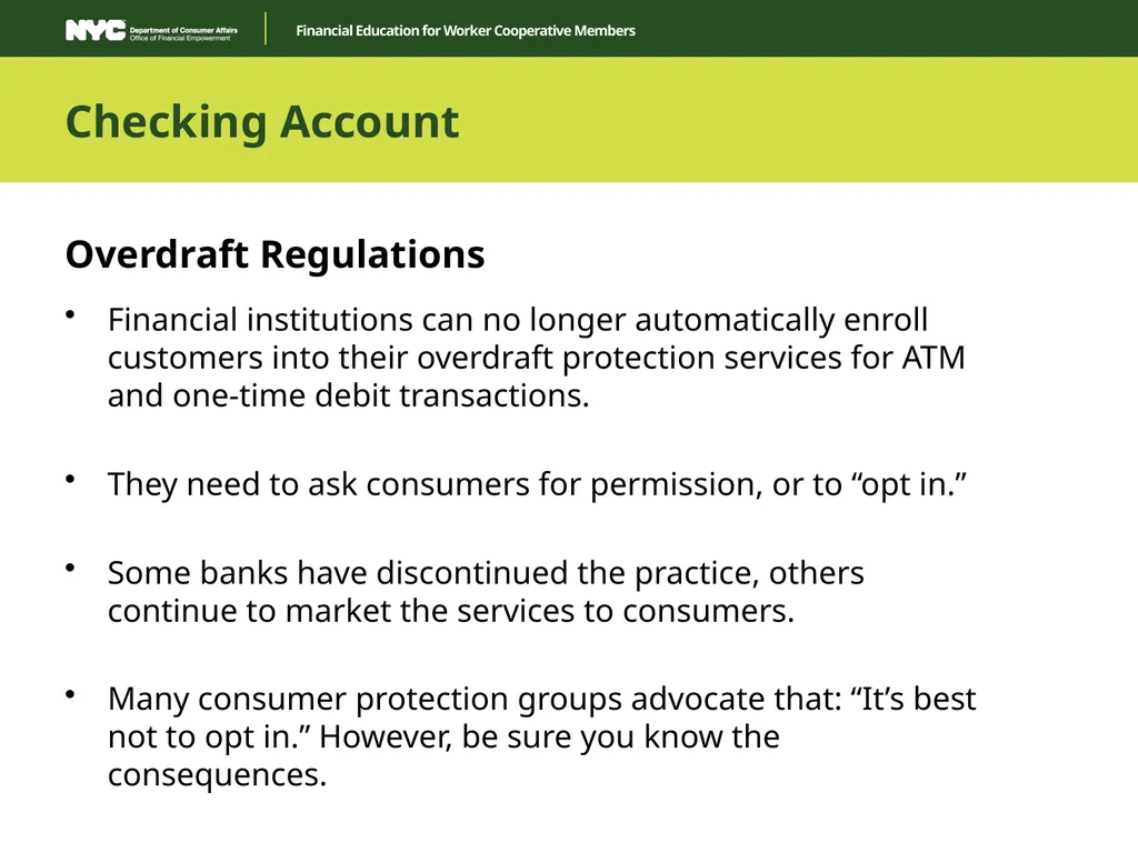 Financial Education for Worker Cooperative Members - slide 18 of 35