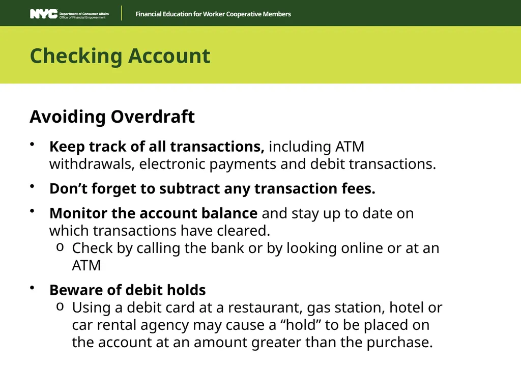 Financial Education for Worker Cooperative Members - slide 19 of 35