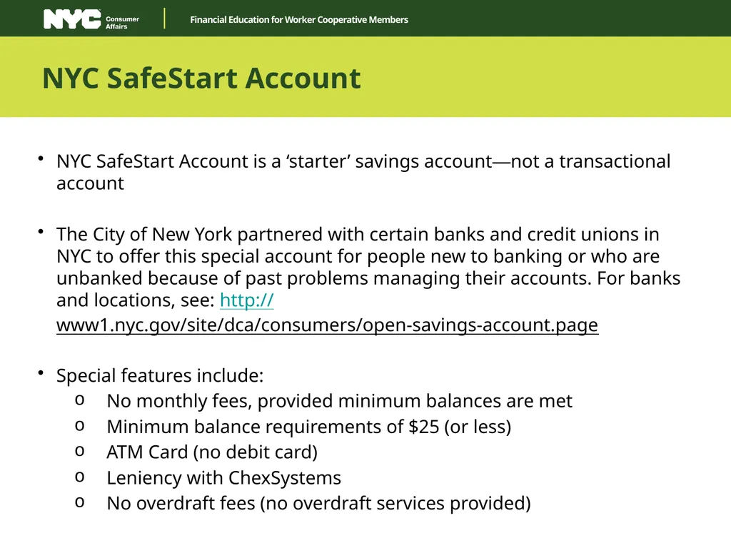 Financial Education for Worker Cooperative Members - slide 9 of 35
