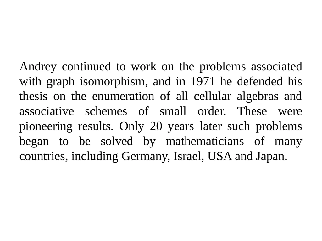 “Symmetry vs Regularity”. How it started and what - slide 32 of 49