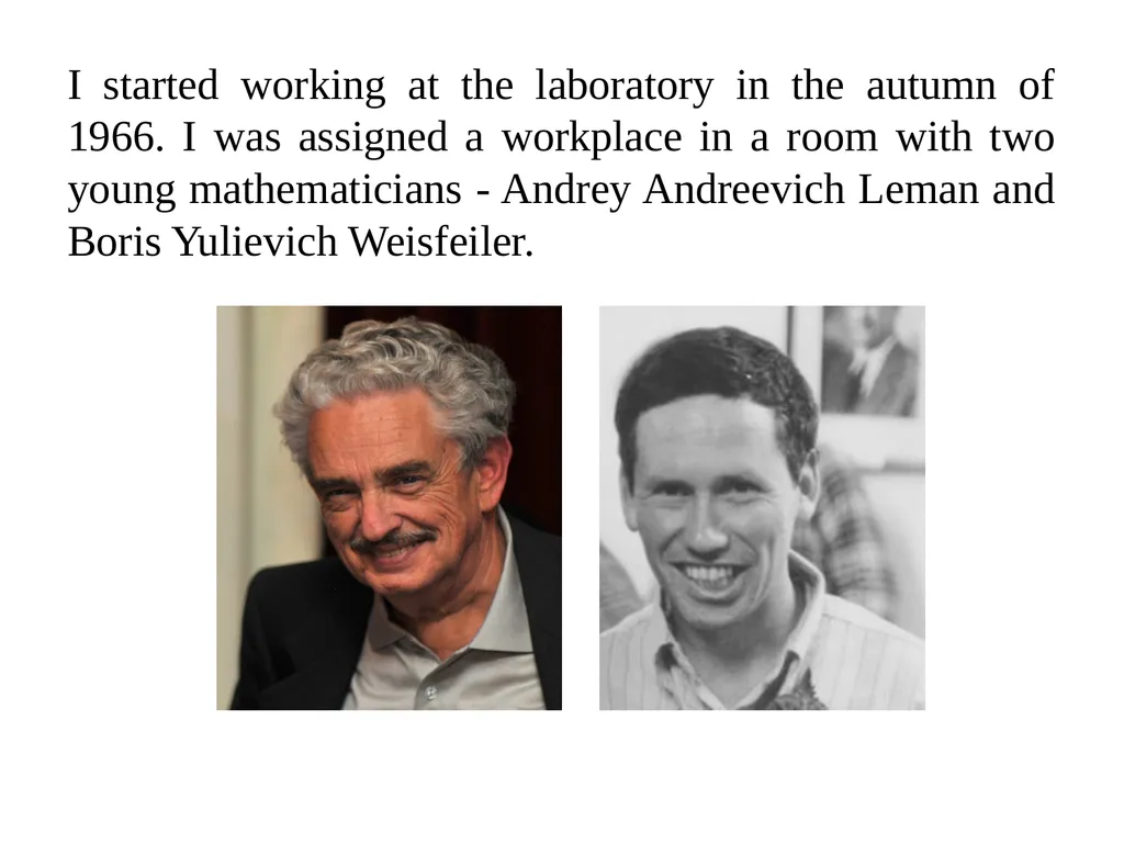 “Symmetry vs Regularity”. How it started and what - slide 5 of 49