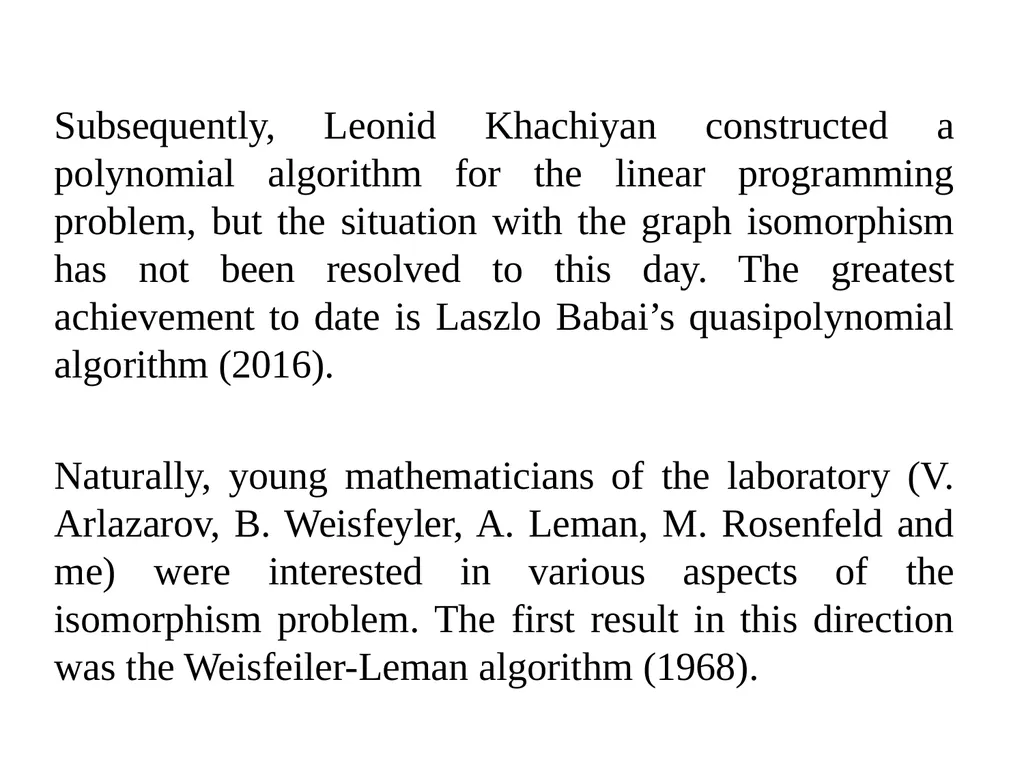 “Symmetry vs Regularity”. How it started and what - slide 7 of 49