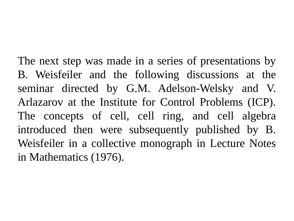 “Symmetry vs Regularity”. How it started and what - slide 10 of 49