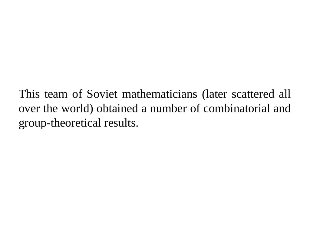 “Symmetry vs Regularity”. How it started and what - slide 24 of 49
