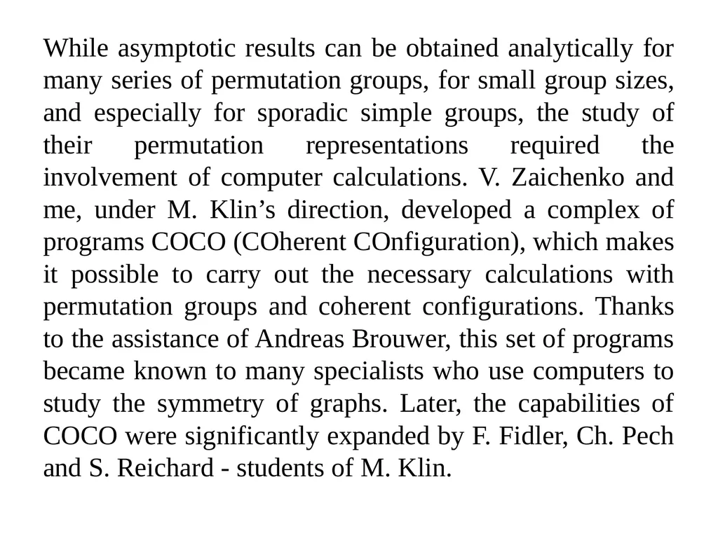 “Symmetry vs Regularity”. How it started and what - slide 22 of 49
