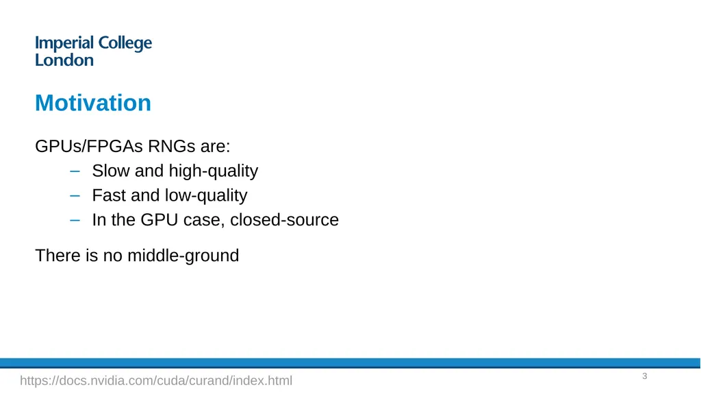 Fast, high-quality PRNG for heterogeneous - slide 3 of 17