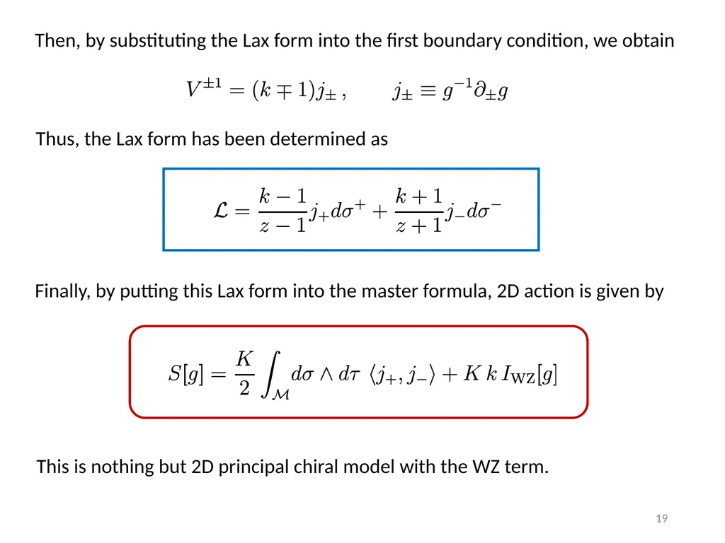 East Asia Joint Symposium on Fields and Strings - slide 19 of 28