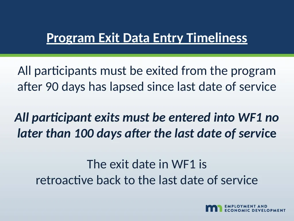 WORKFORCE ONE (WF1) Performance Walk-through WIOA - slide 16 of 42