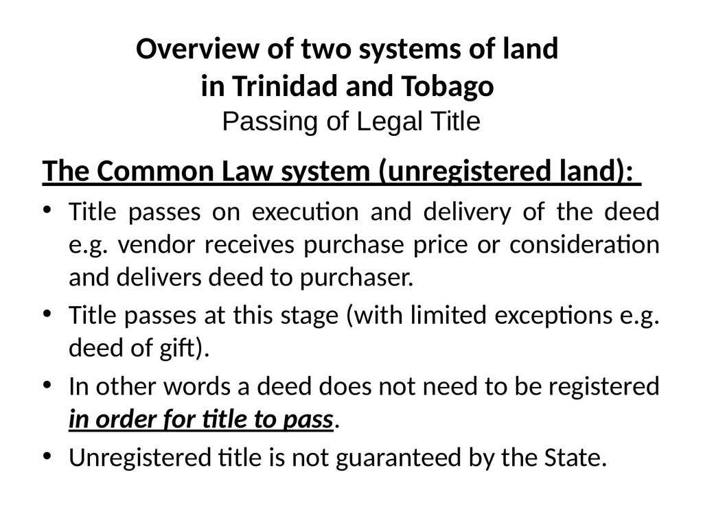 Title passing on Registration – A Game Changer in - slide 3 of 28