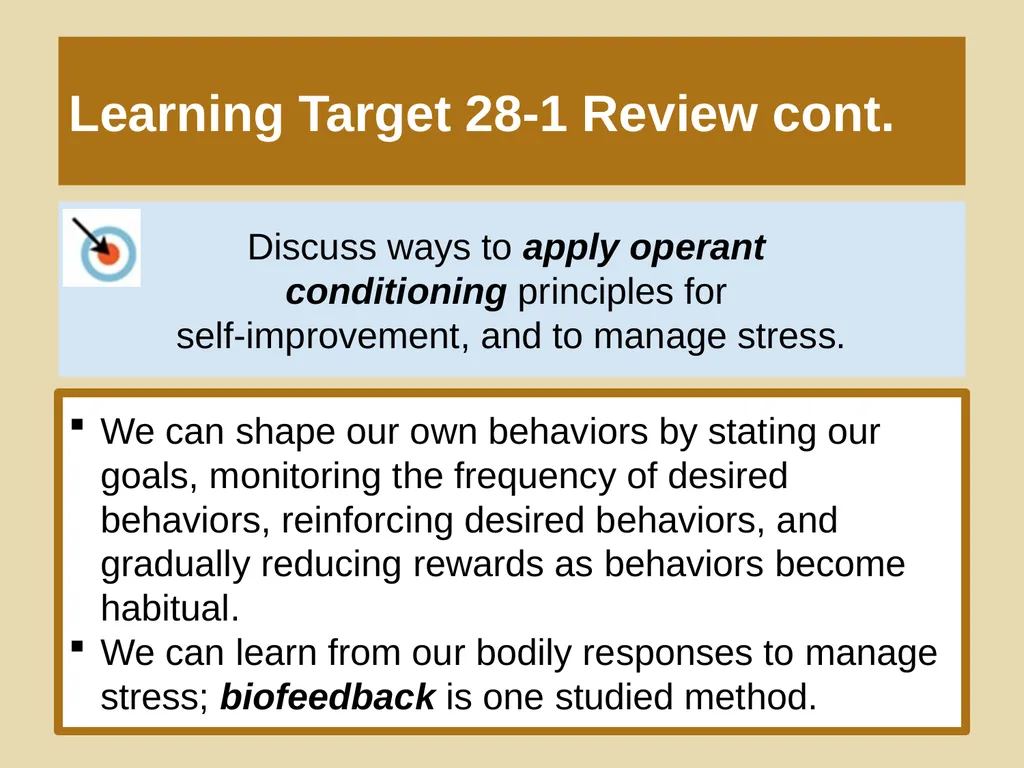 Unit 6 Learning Module 28 Operant Conditioning’s - slide 18 of 19