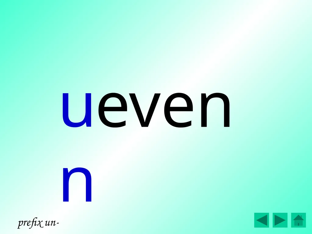 D. Bryant 2016 prefix un- prefix dis- prefix mis- - slide 17 of 146