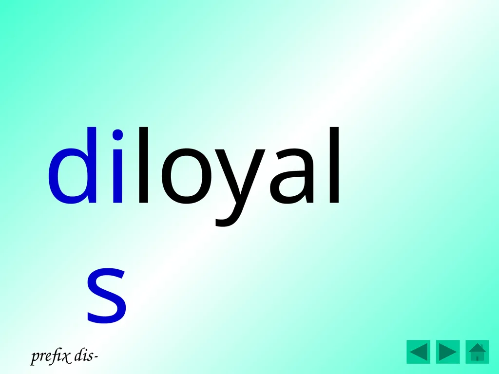 D. Bryant 2016 prefix un- prefix dis- prefix mis- - slide 62 of 146