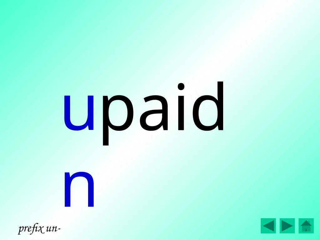 D. Bryant 2016 prefix un- prefix dis- prefix mis- - slide 37 of 146