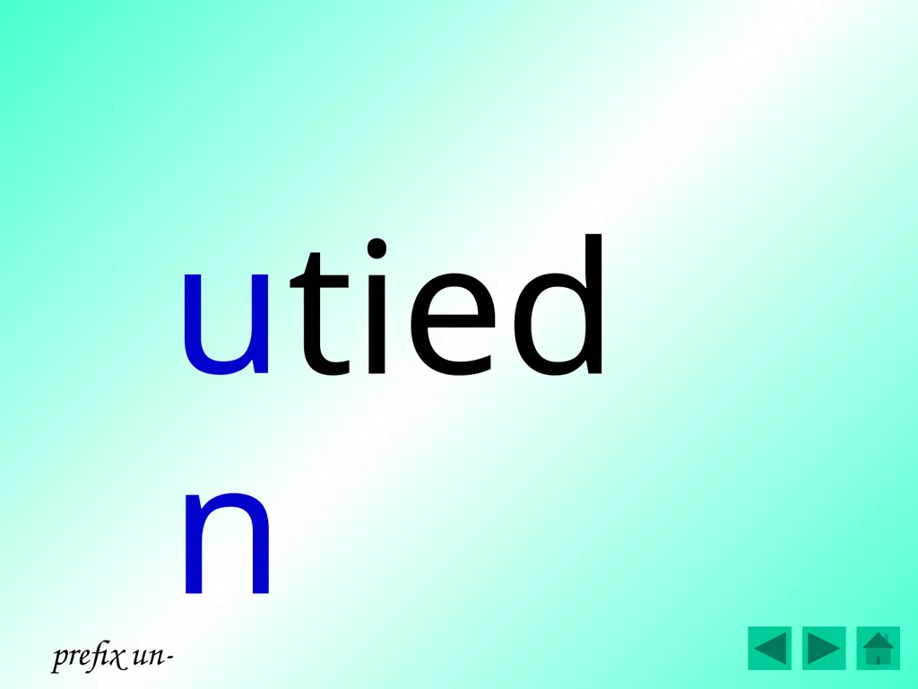 D. Bryant 2016 prefix un- prefix dis- prefix mis- - slide 47 of 146