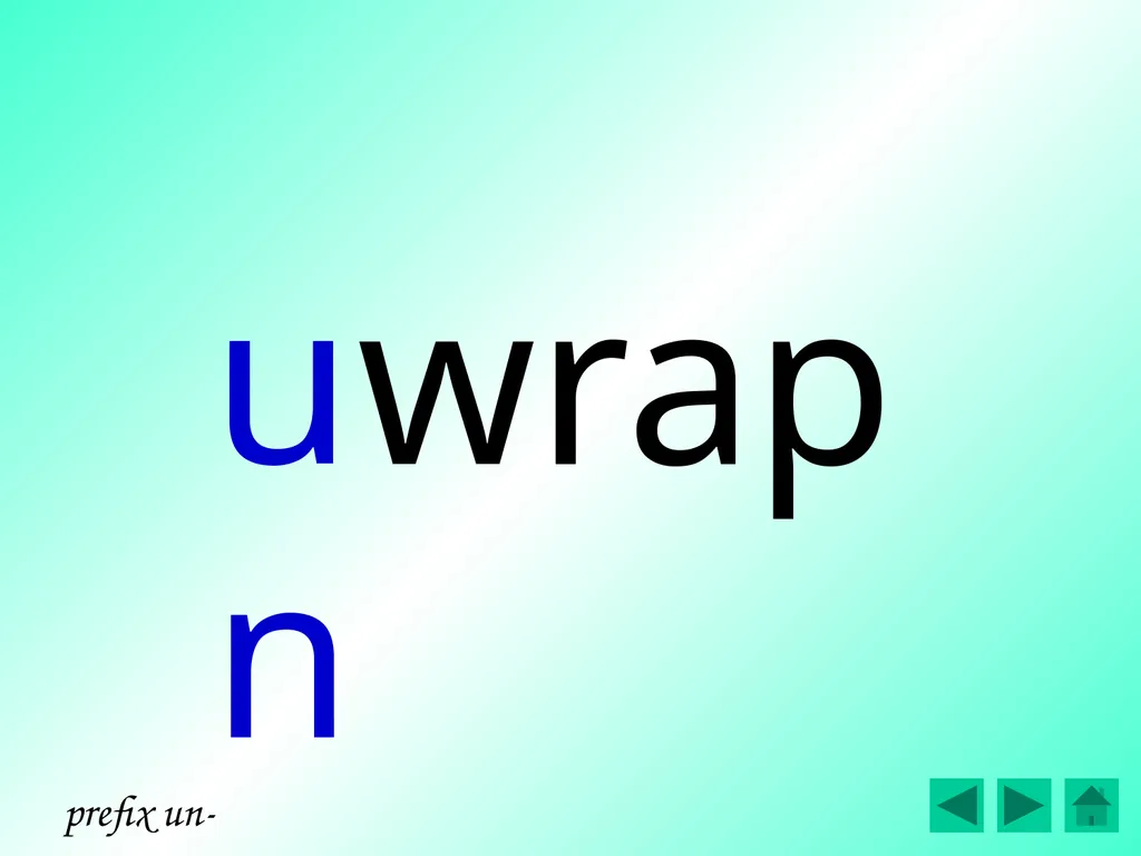 D. Bryant 2016 prefix un- prefix dis- prefix mis- - slide 53 of 146