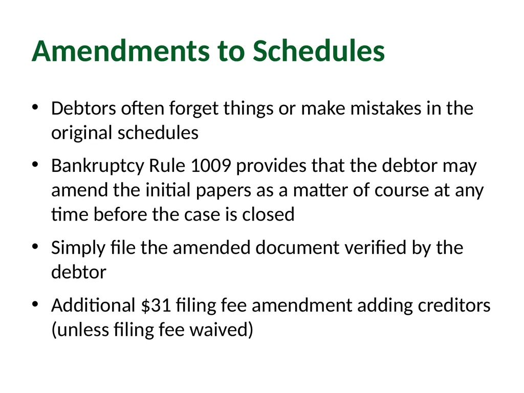 Module 4: Getting to Discharge Pro Bono Bankruptcy - slide 9 of 56