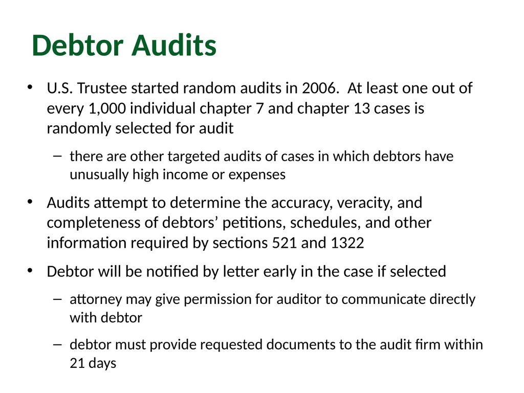 Module 4: Getting to Discharge Pro Bono Bankruptcy - slide 54 of 56