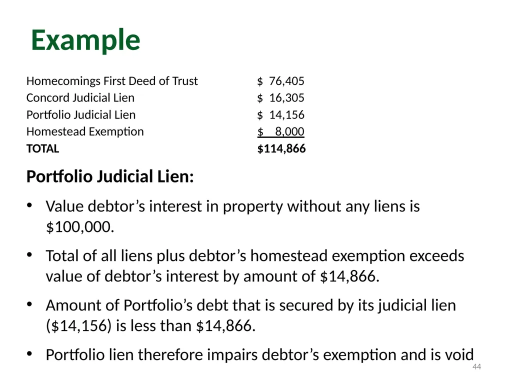 Module 4: Getting to Discharge Pro Bono Bankruptcy - slide 44 of 56