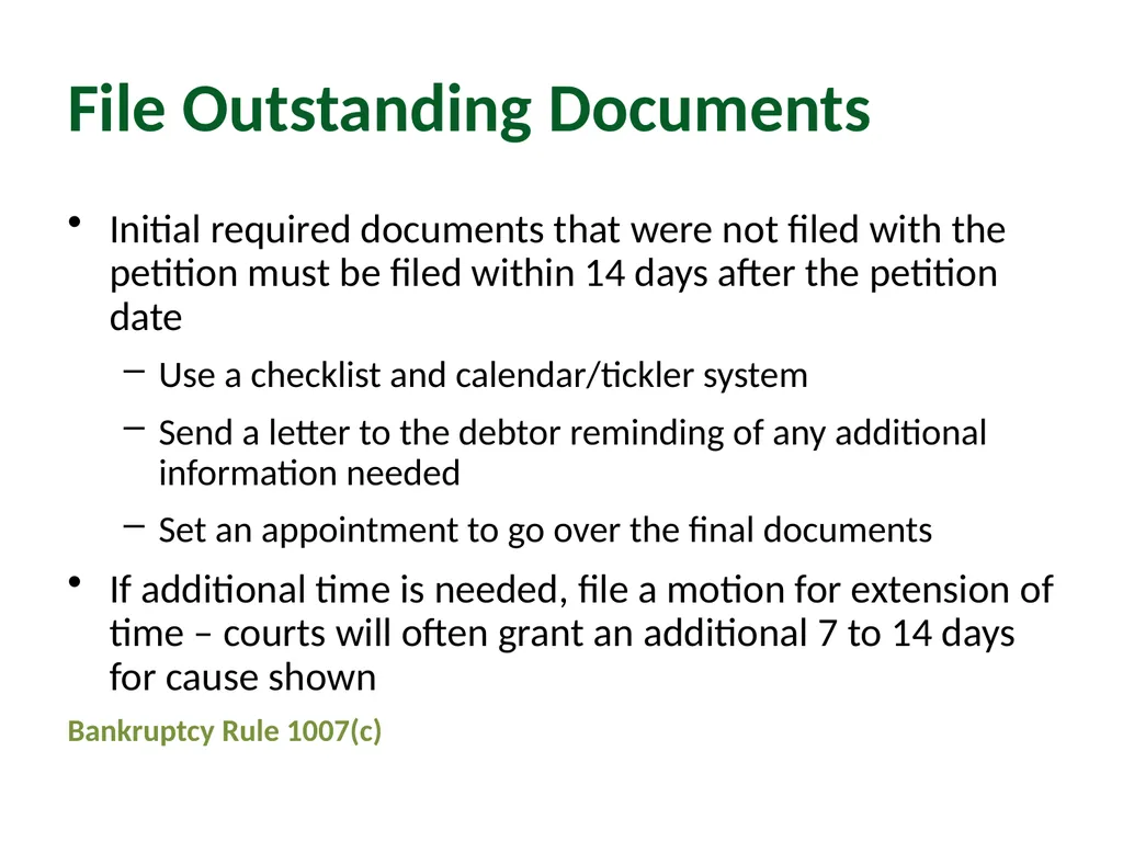 Module 4: Getting to Discharge Pro Bono Bankruptcy - slide 5 of 56