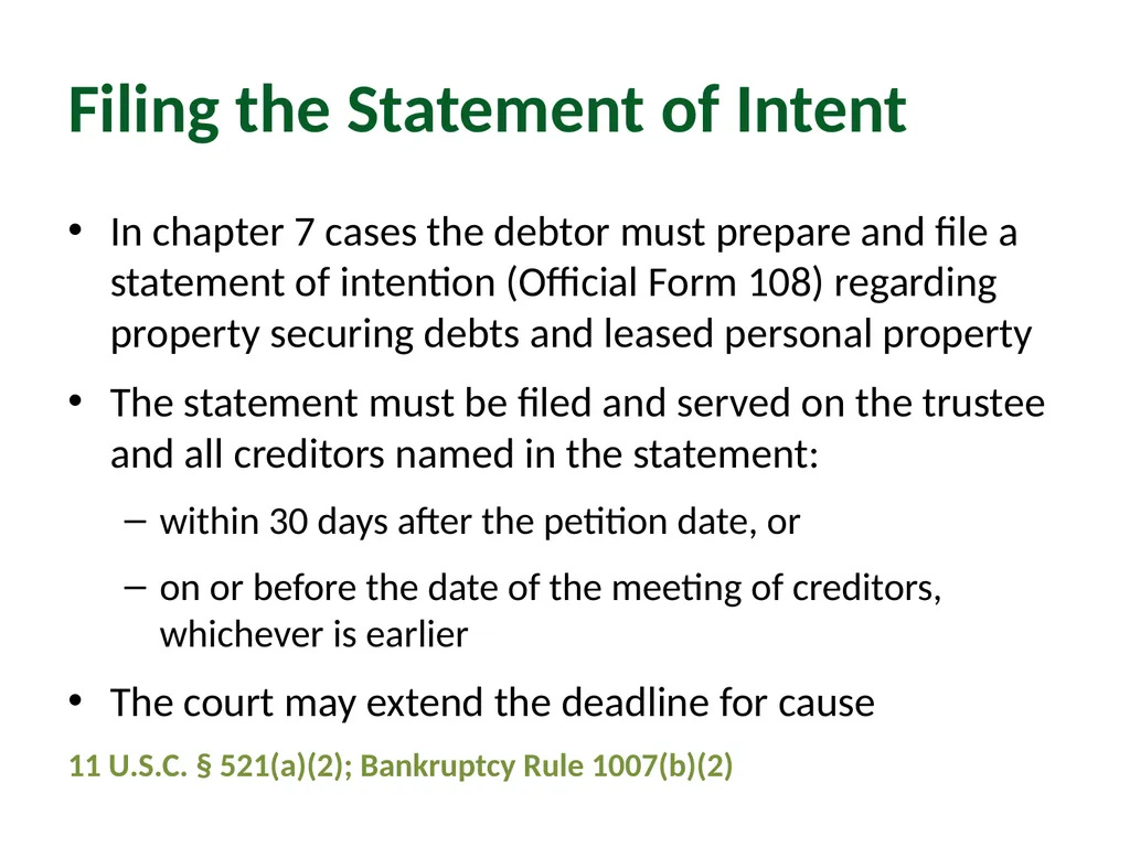 Module 4: Getting to Discharge Pro Bono Bankruptcy - slide 17 of 56