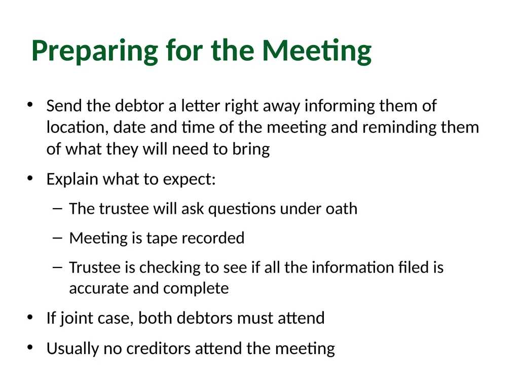 Module 4: Getting to Discharge Pro Bono Bankruptcy - slide 21 of 56