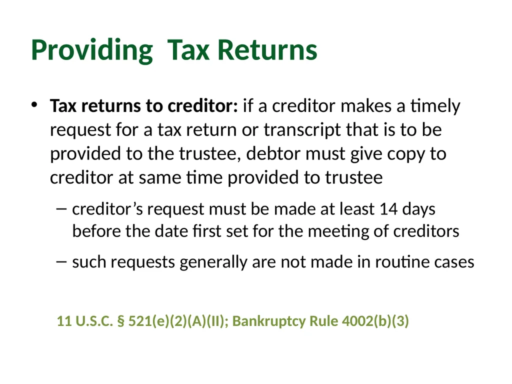 Module 4: Getting to Discharge Pro Bono Bankruptcy - slide 12 of 56