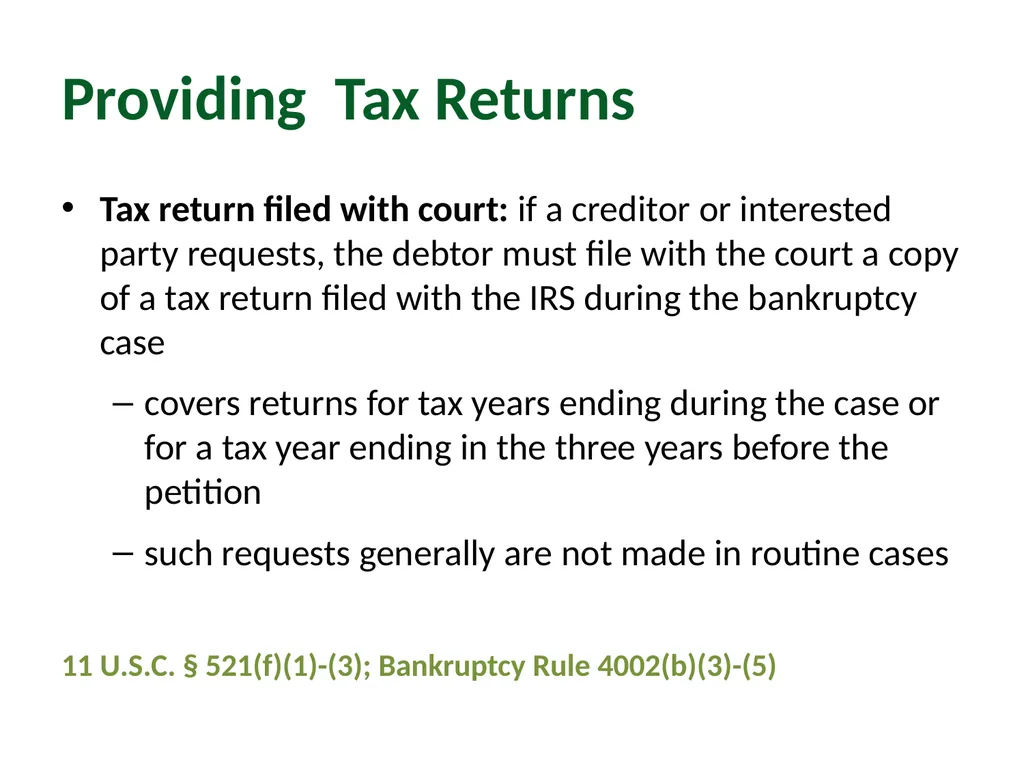Module 4: Getting to Discharge Pro Bono Bankruptcy - slide 13 of 56