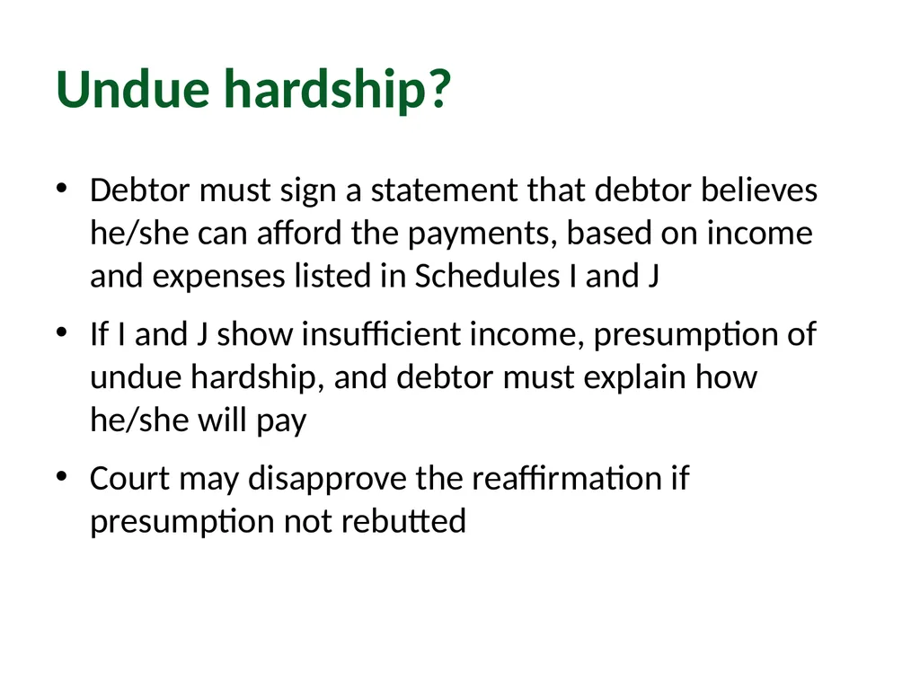 Module 4: Getting to Discharge Pro Bono Bankruptcy - slide 31 of 56