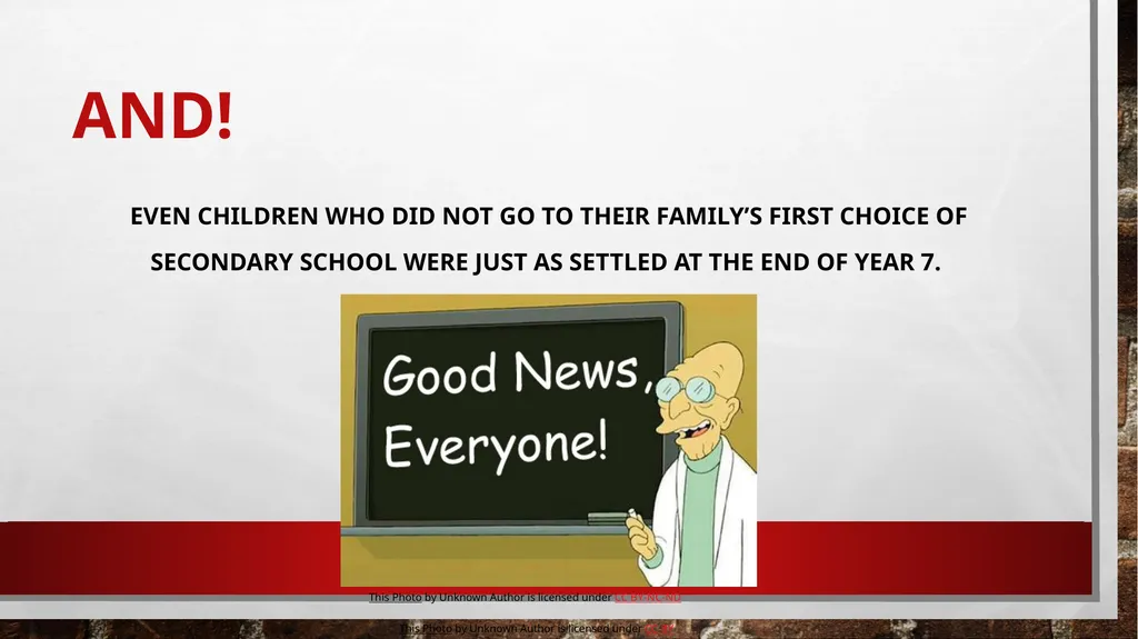 Supporting your Child moving to secondary school - slide 5 of 7