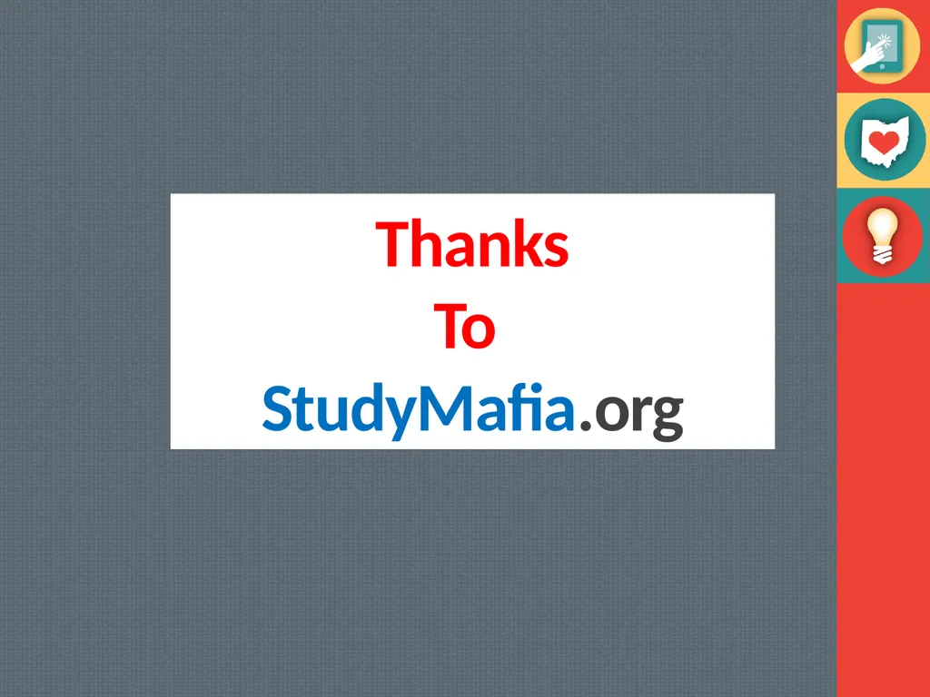StudyMafia.Org Submitted To: Submitted By: - slide 31 of 31