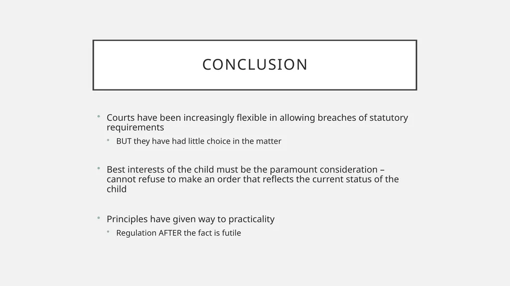 Surrogacy in england Dr Claire Fenton-Glynn - slide 8 of 8