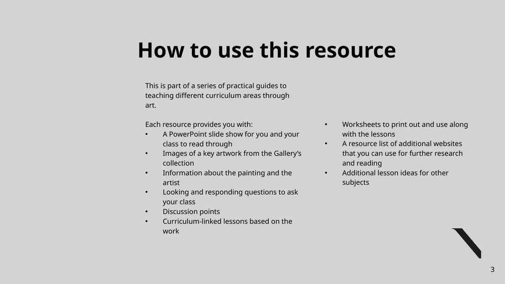 Learning Through Art: Primary Language Resource - slide 3 of 24