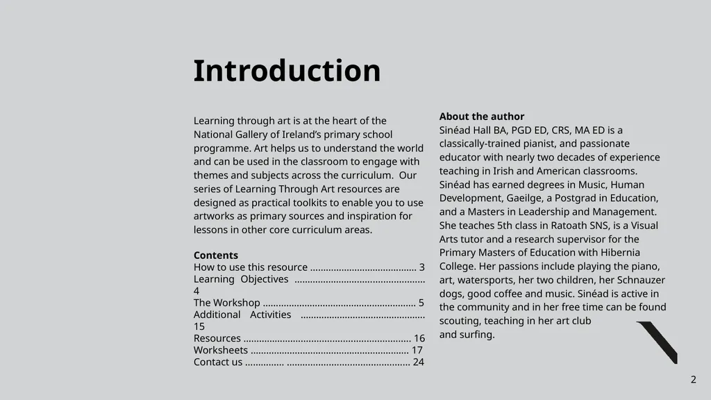 Learning Through Art: Primary Language Resource - slide 2 of 24