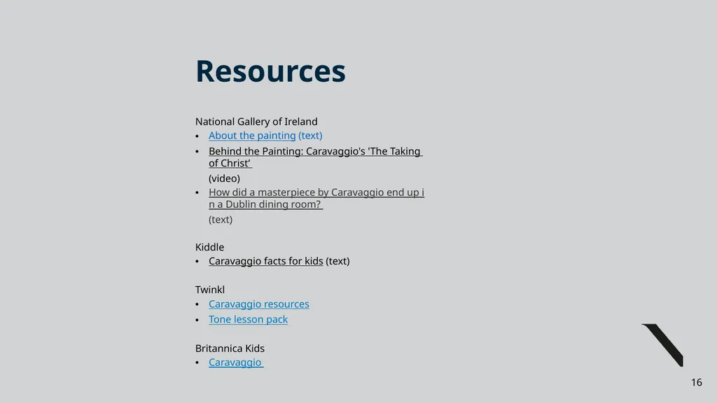Learning Through Art: Primary Language Resource - slide 16 of 24