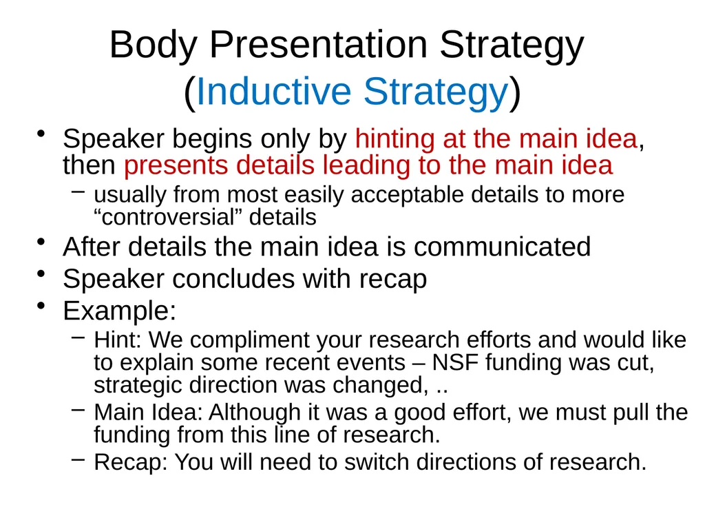 Excellence in Oral Presentation for Technical - slide 23 of 35
