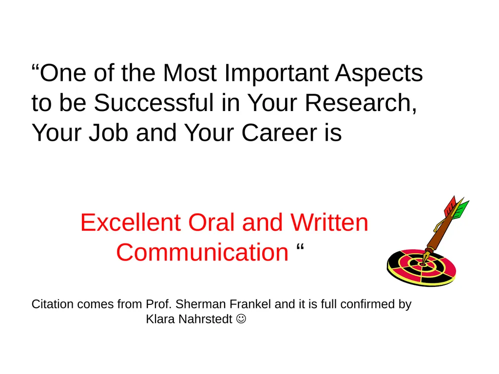 Excellence in Oral Presentation for Technical - slide 2 of 35