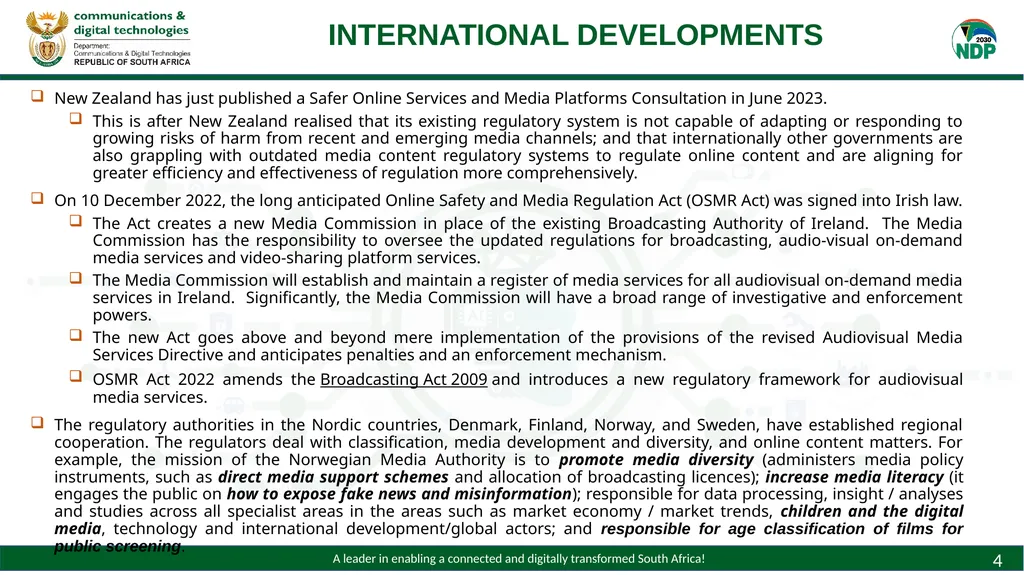 Draft White Paper on Audio and Audiovisual Media - slide 4 of 19