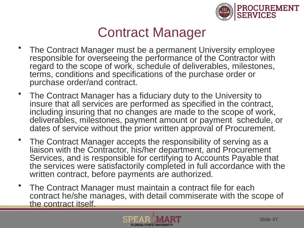 Contractual Services What is a contractual - slide 47 of 53