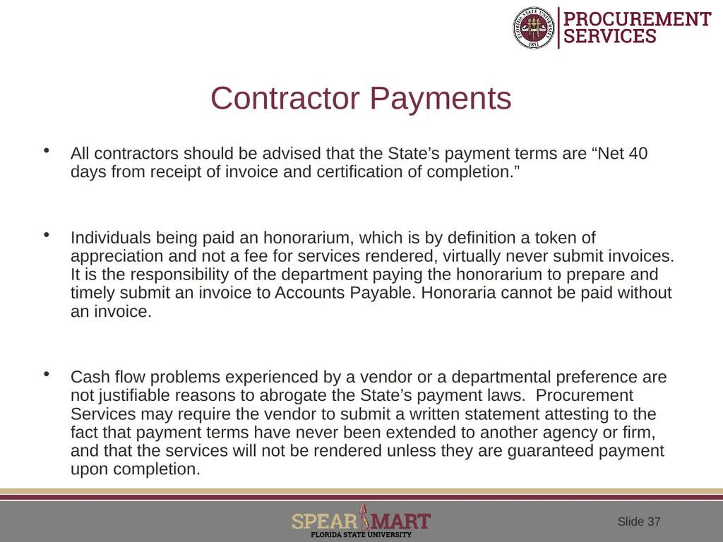 Contractual Services What is a contractual - slide 37 of 53
