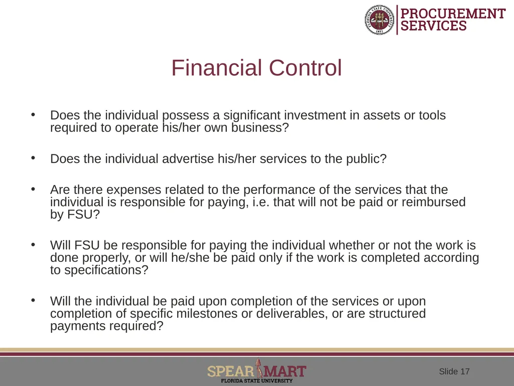 Contractual Services What is a contractual - slide 17 of 53