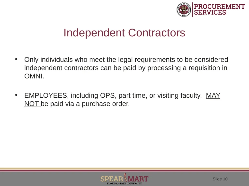 Contractual Services What is a contractual - slide 10 of 53