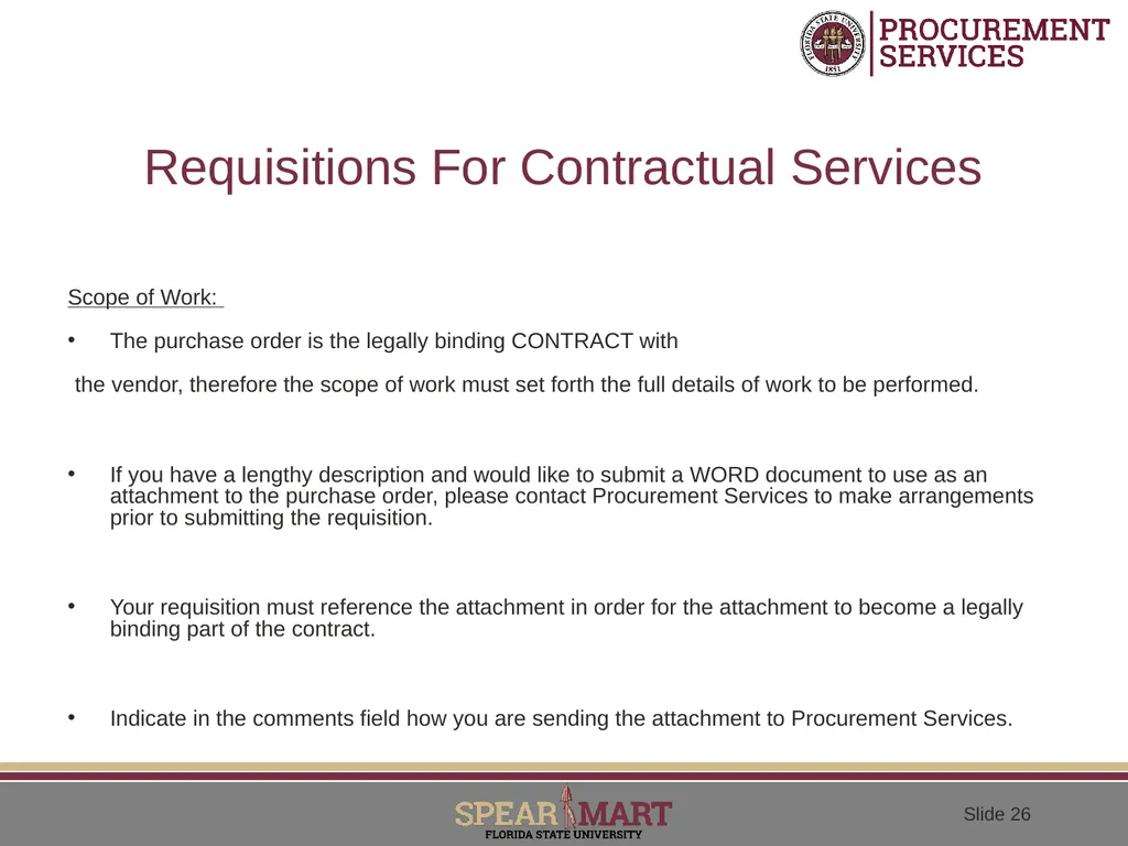 Contractual Services What is a contractual - slide 26 of 53