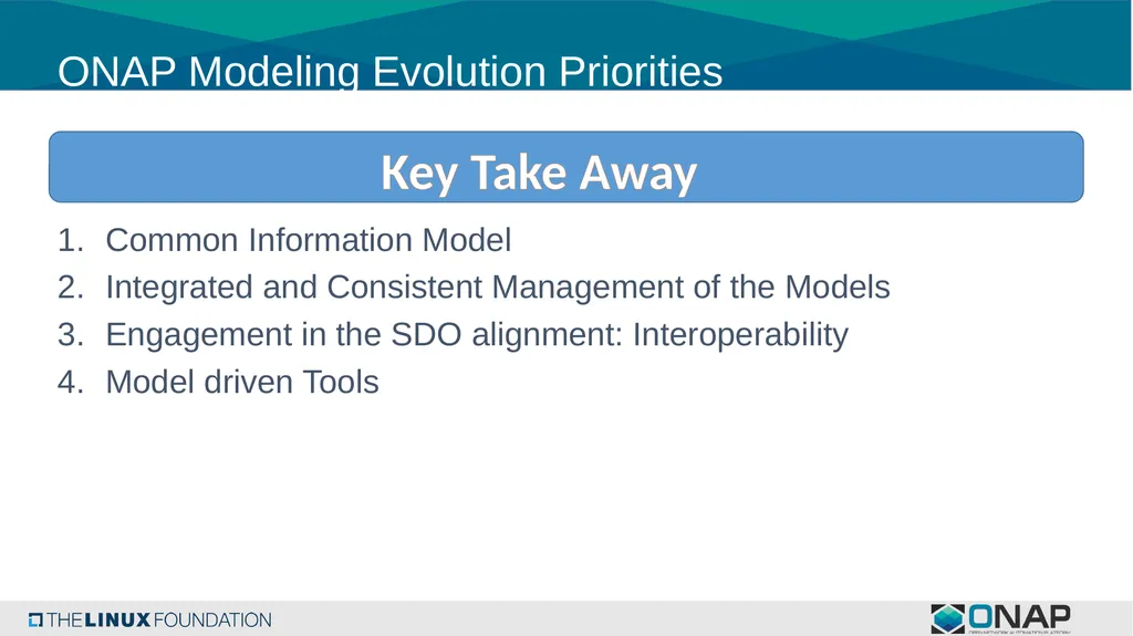 Consideration of Modeling Evolution in ONAP - slide 18 of 24