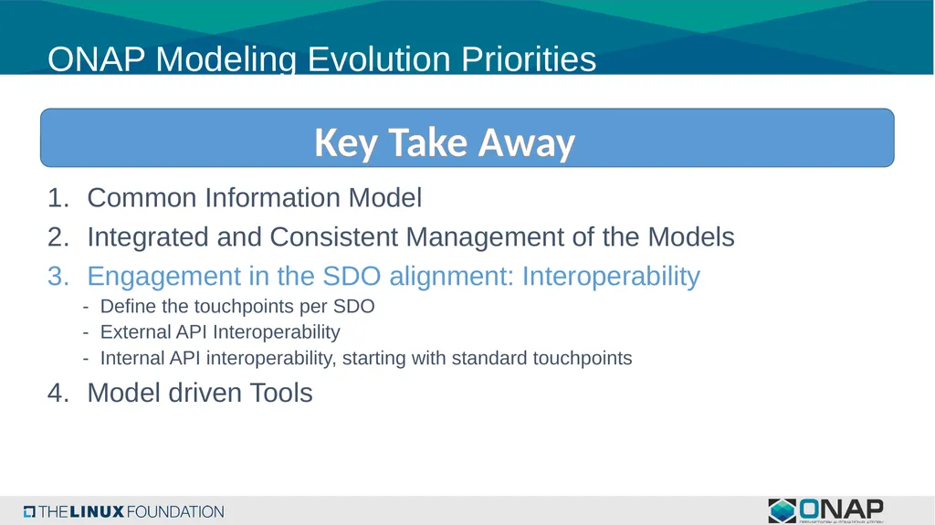 Consideration of Modeling Evolution in ONAP - slide 21 of 24