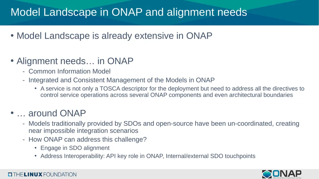 Consideration of Modeling Evolution in ONAP - slide 6 of 24