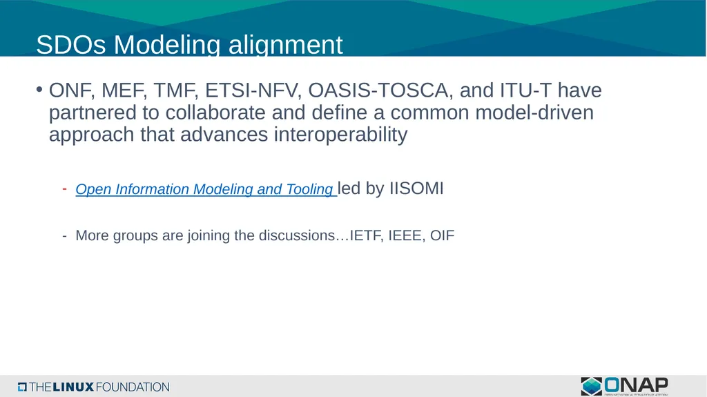 Consideration of Modeling Evolution in ONAP - slide 8 of 24